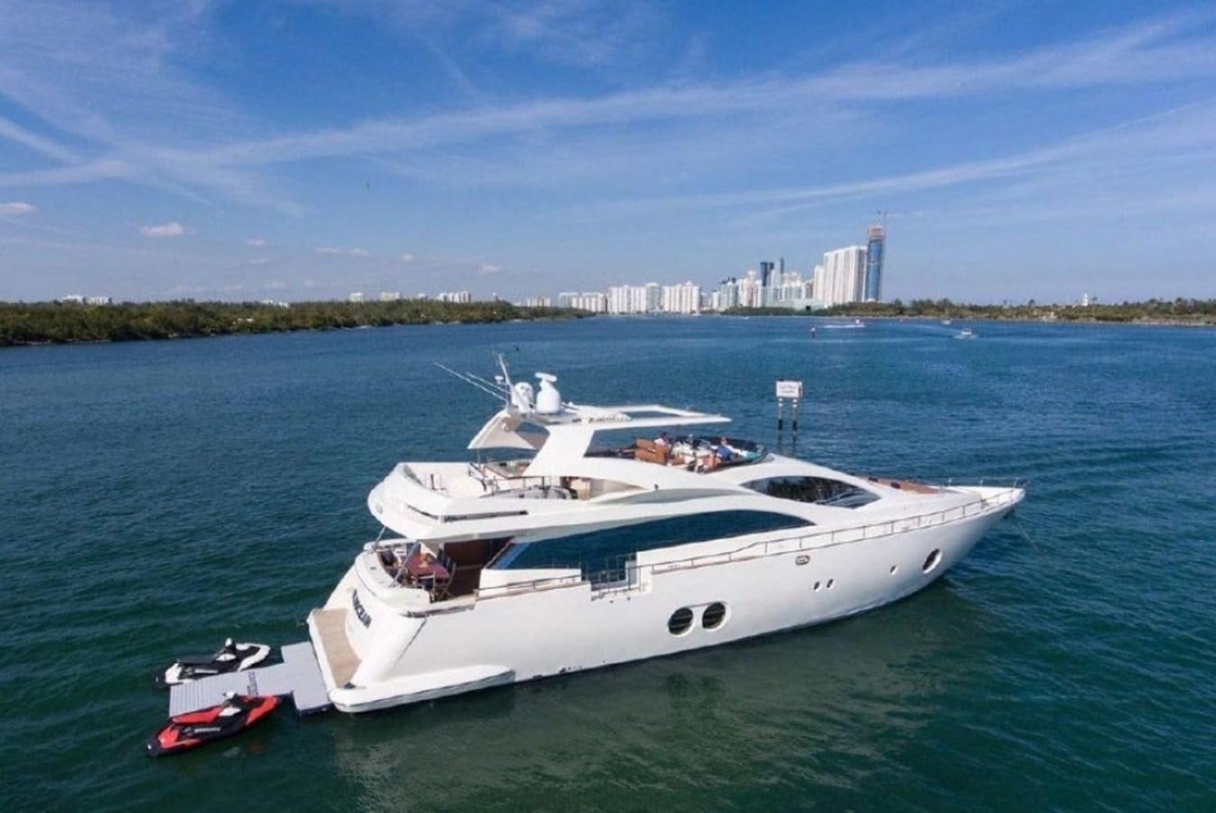 a boat on the water aboard RED ROSE Yacht for Sale
