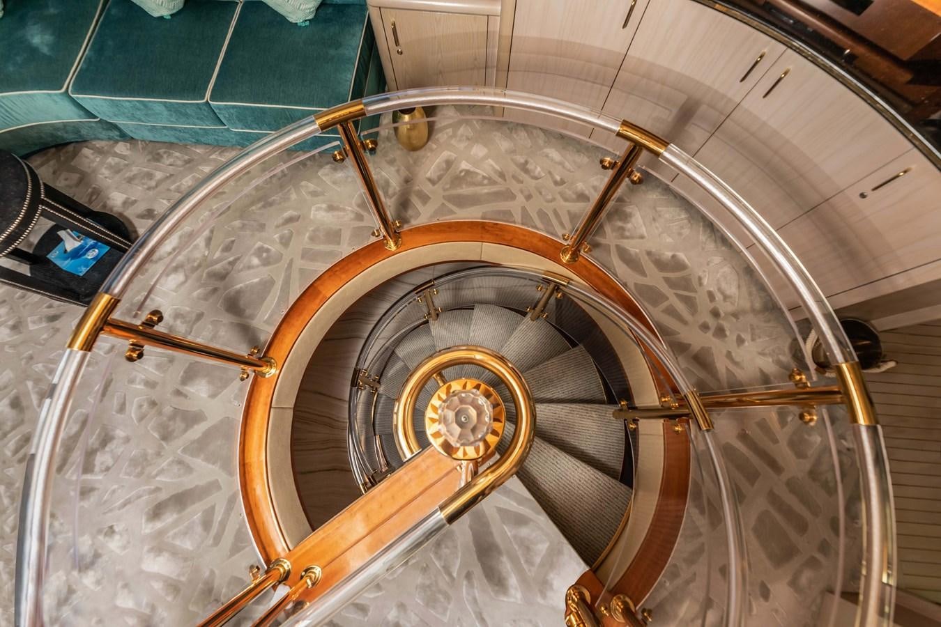 a large circular object with a circular center aboard WILDE WHALE Yacht for Sale