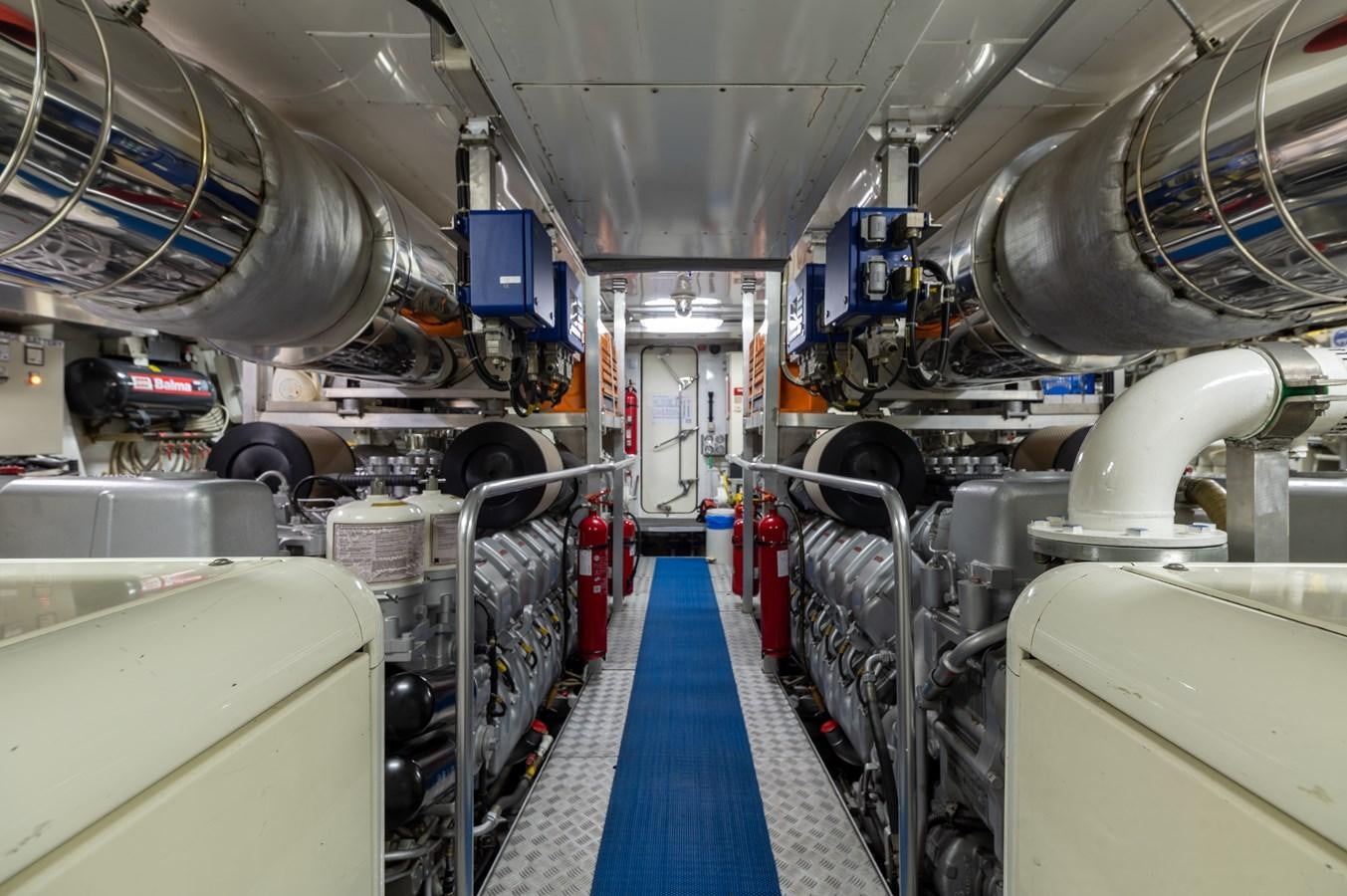 a large factory with large machinery aboard BLUE PRINCESS STAR Yacht for Sale