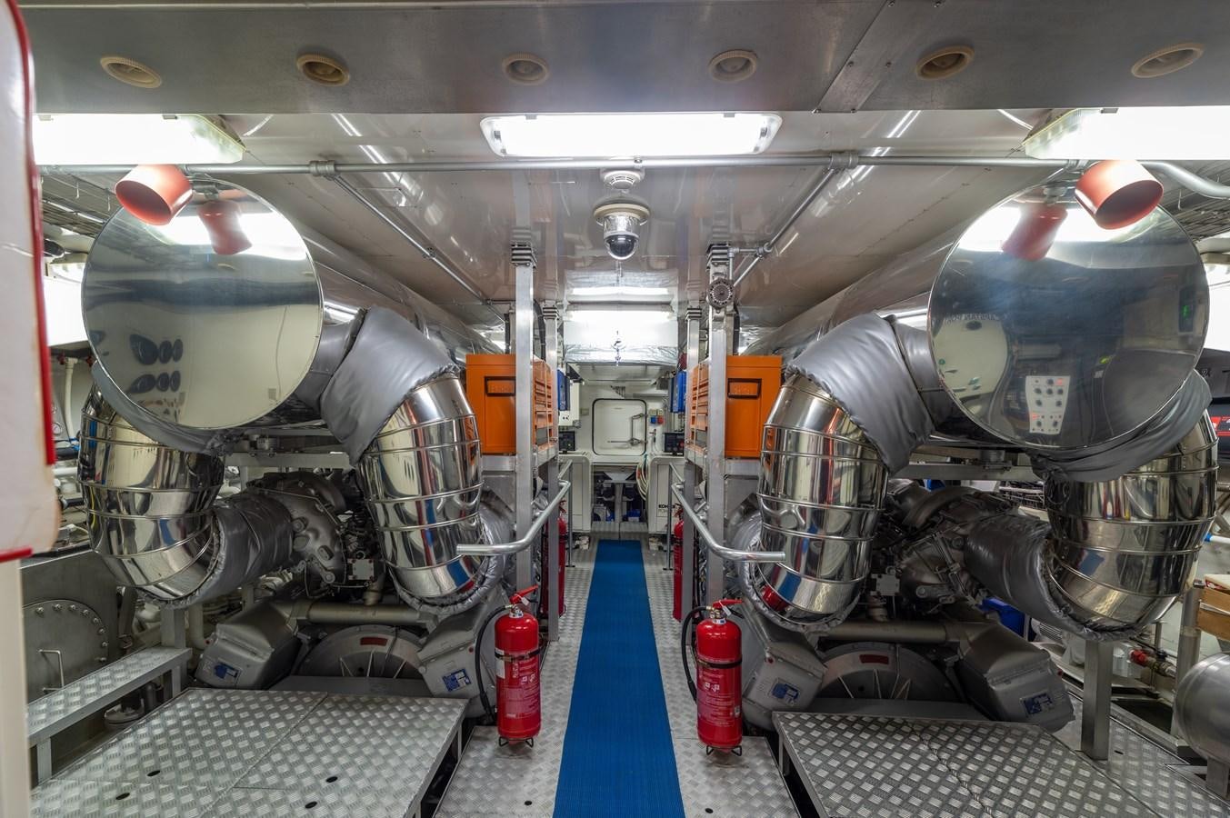 a close-up of a machine aboard BLUE PRINCESS STAR Yacht for Sale