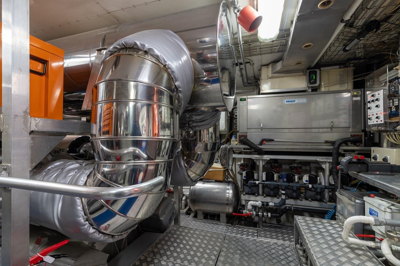 a close-up of a machine aboard BLUE PRINCESS STAR Yacht for Sale