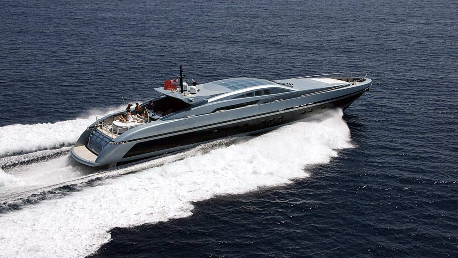 a boat on the water aboard BLUE PRINCESS STAR Yacht for Sale