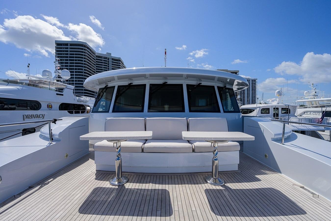 a boat on the water aboard REVIVE Yacht for Sale