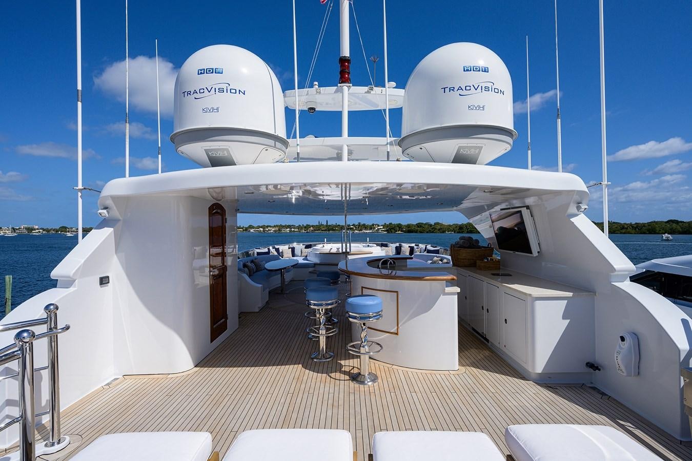 a boat on the water aboard REVIVE Yacht for Sale