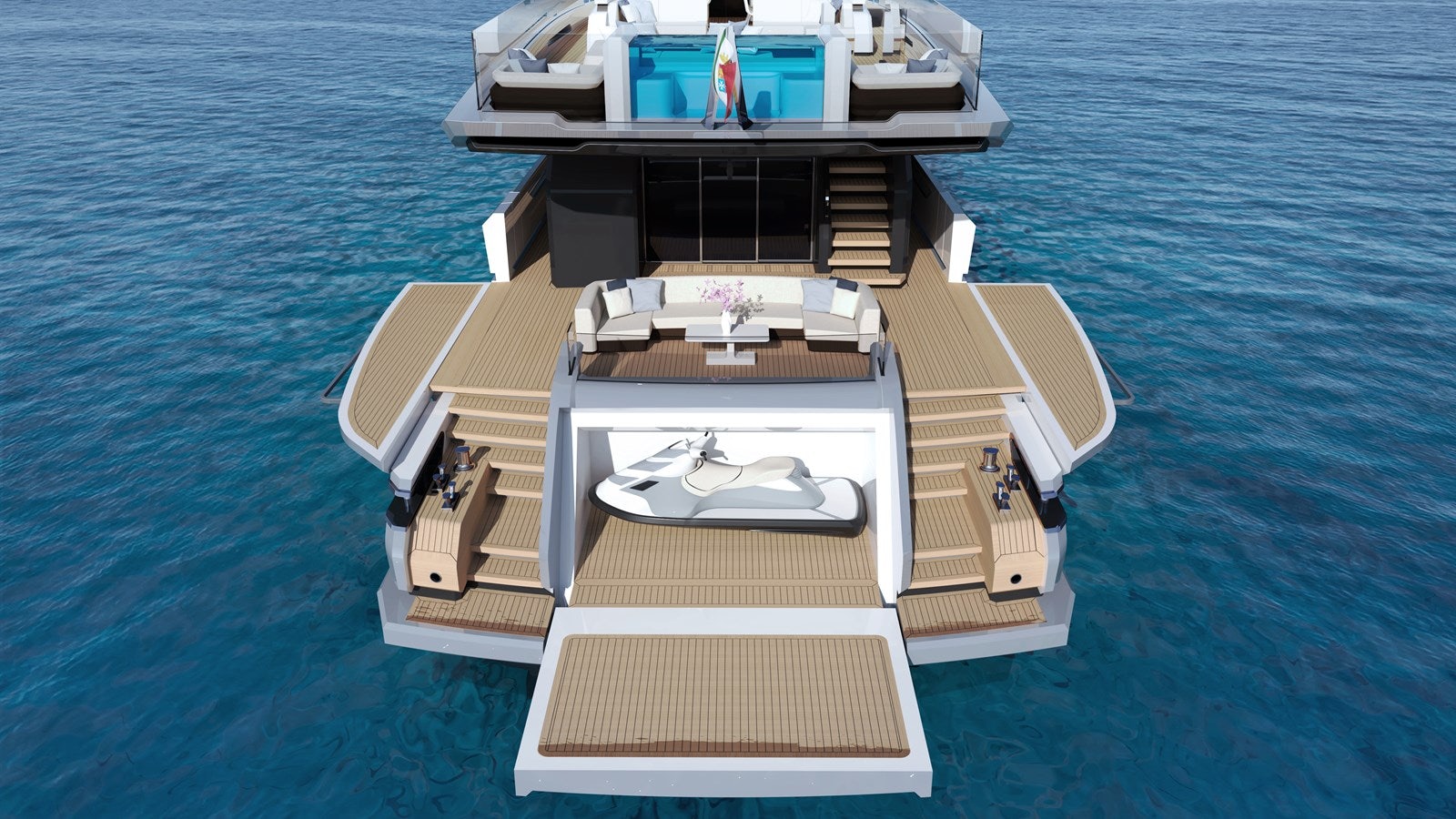 a boat on the water aboard VITTORIA VELOCE 32 RPH #01 Yacht for Sale