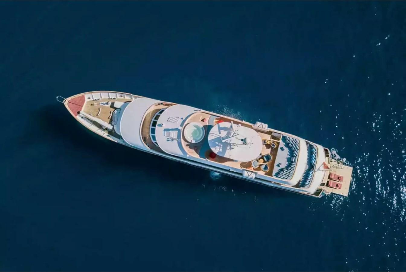 a satellite in space aboard CHARISMA Yacht for Sale