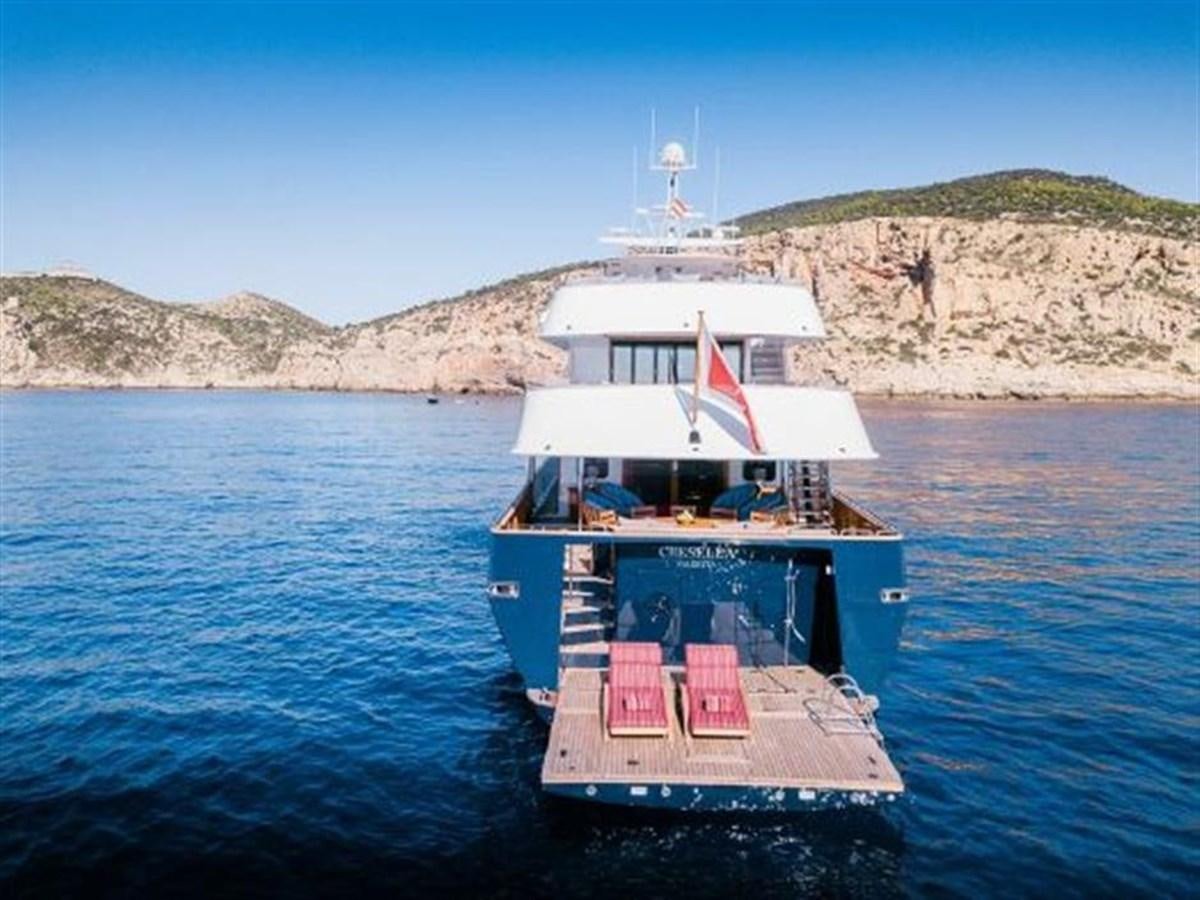 a boat on the water aboard CHARISMA Yacht for Sale