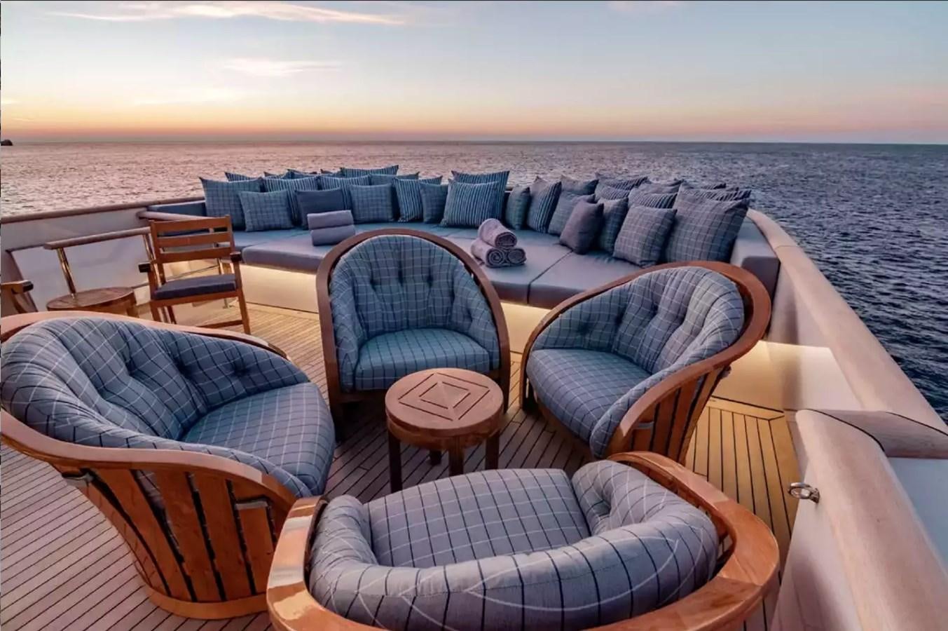 a boat on the water aboard CHARISMA Yacht for Sale