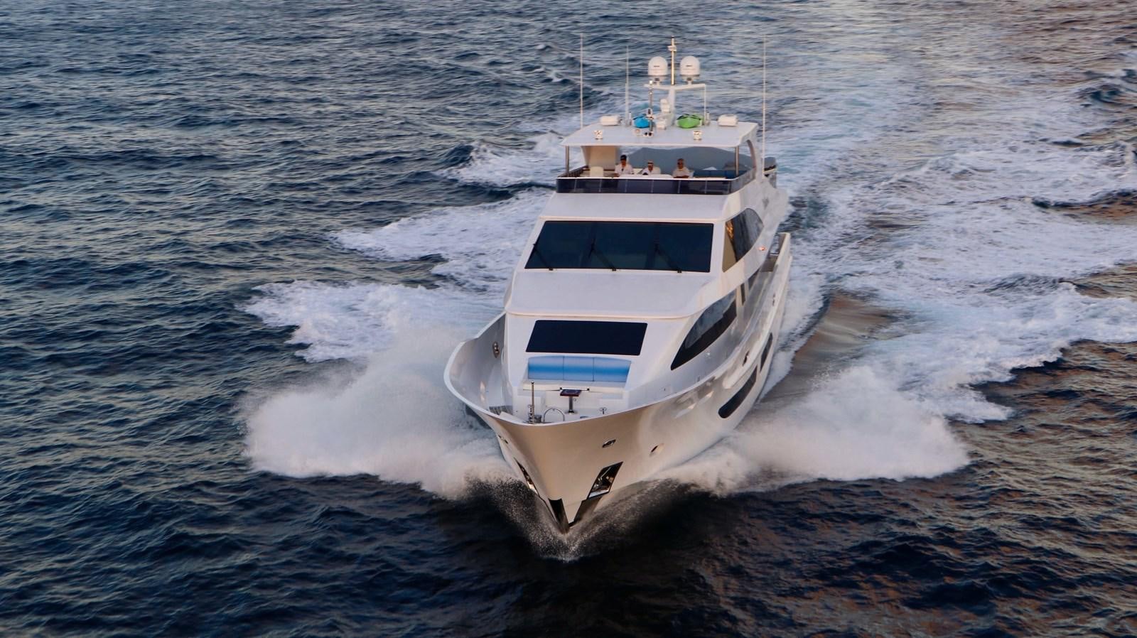 a boat on the water aboard G120 SIGNATURE SERIES Yacht for Sale