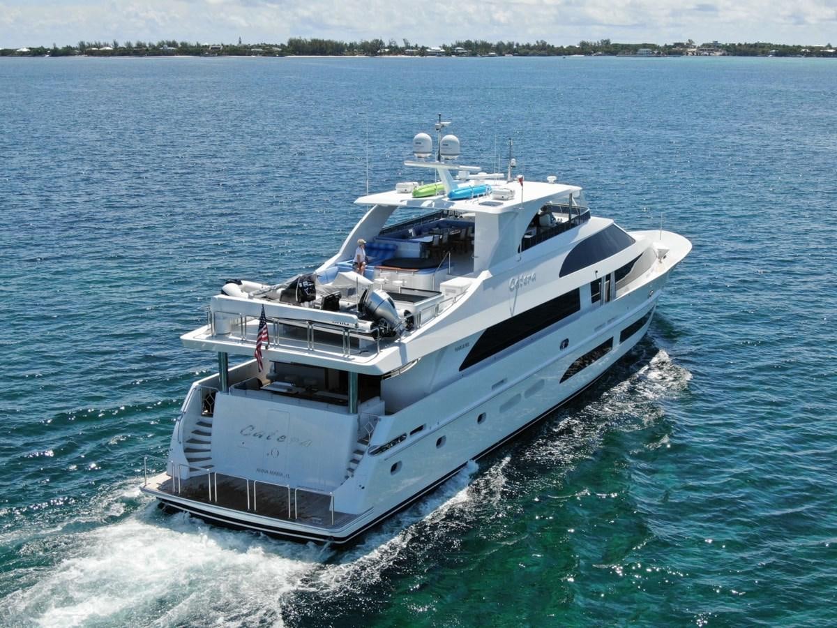 a boat on the water aboard G120 SIGNATURE SERIES Yacht for Sale
