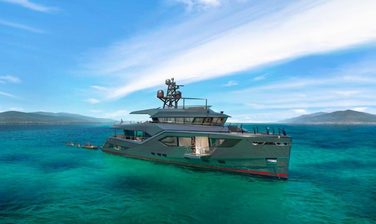 a ship in the water aboard EVADNE ROCK XL Yacht for Sale