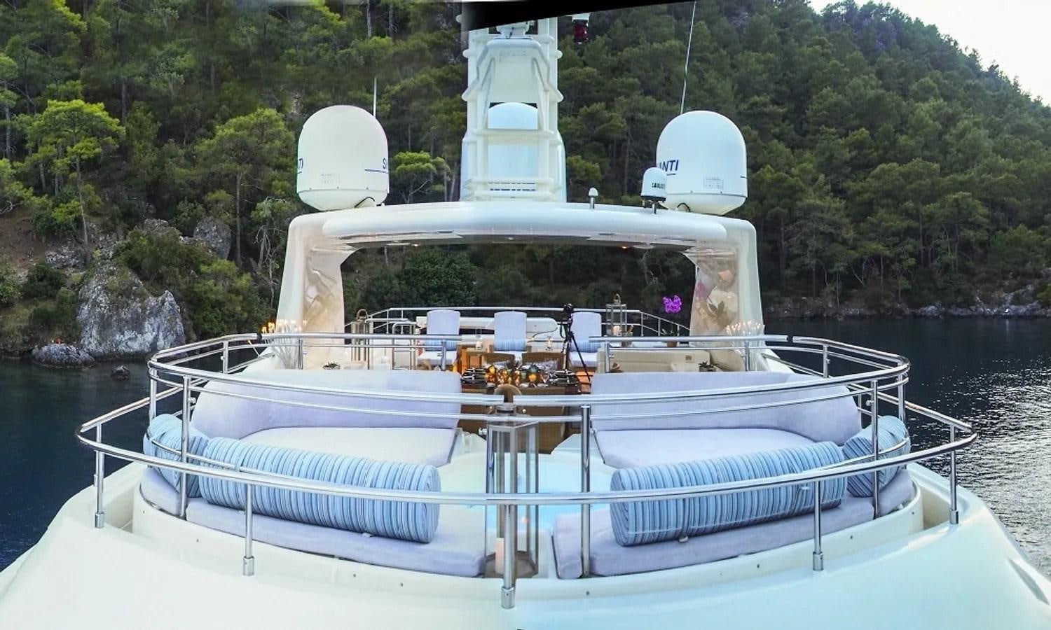 a boat on the water aboard ARIELA Yacht for Sale