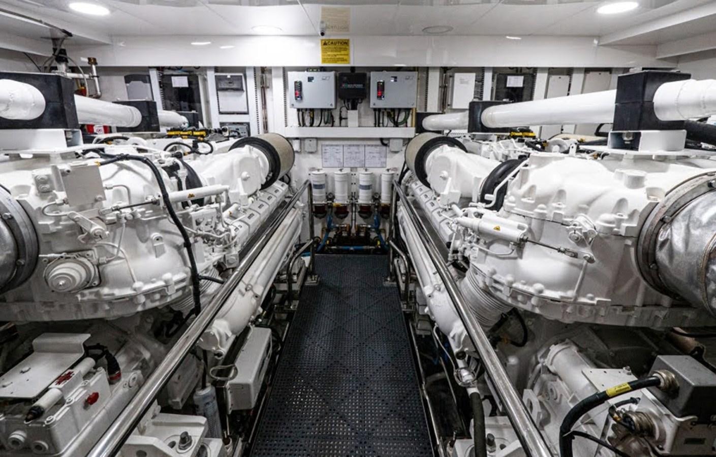 a room full of machines aboard PHOENIX Yacht for Sale