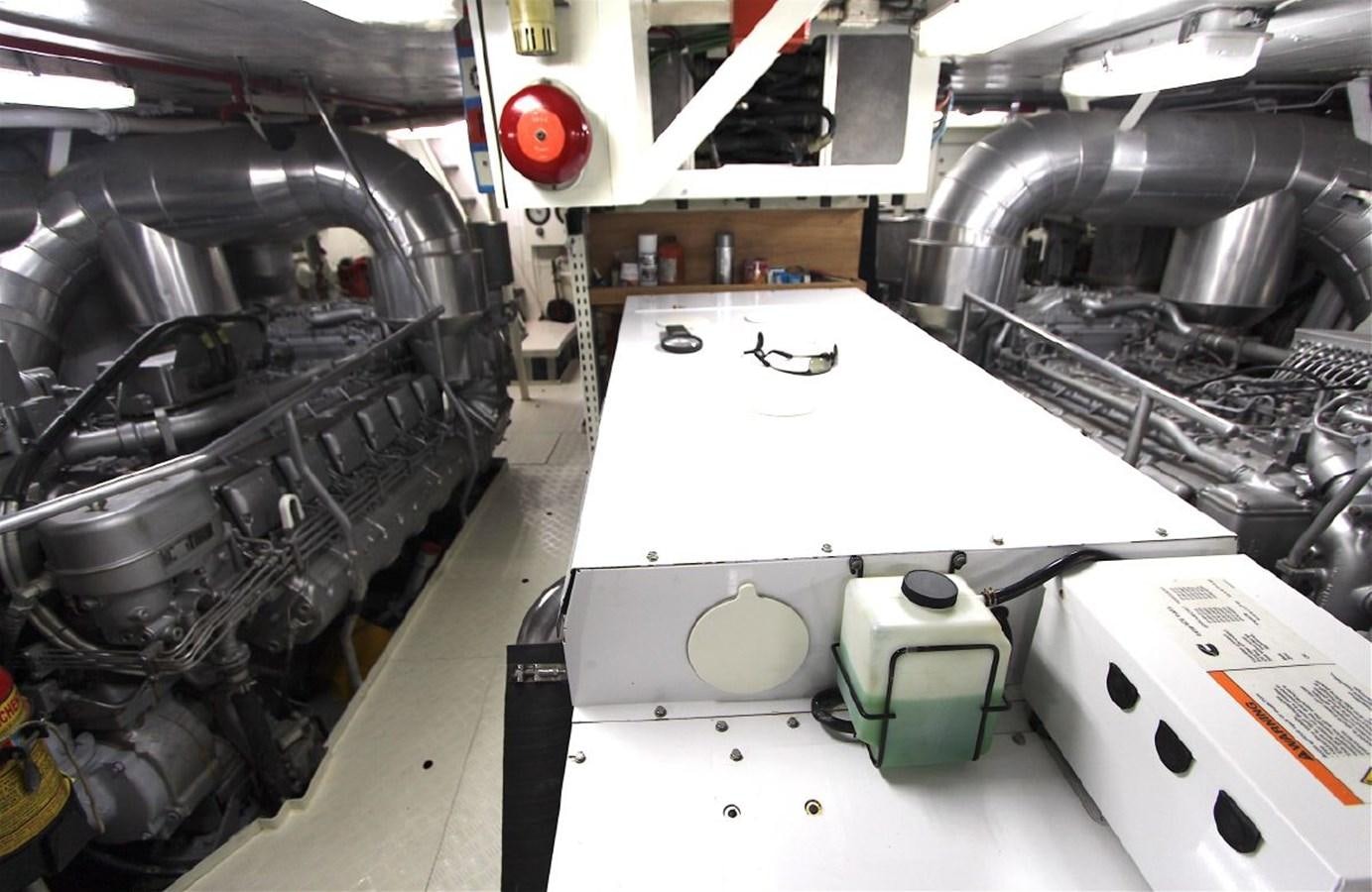 a machine with a large piece of equipment on it aboard LURSSEN FBMY Yacht for Sale