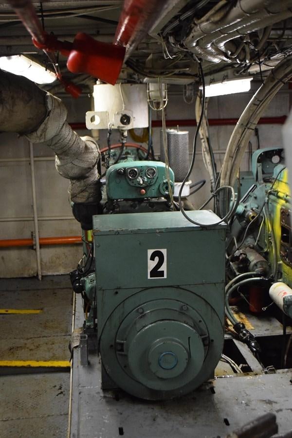 a machine with a large piece of equipment on it aboard MAGIC SPIRIT Yacht for Sale