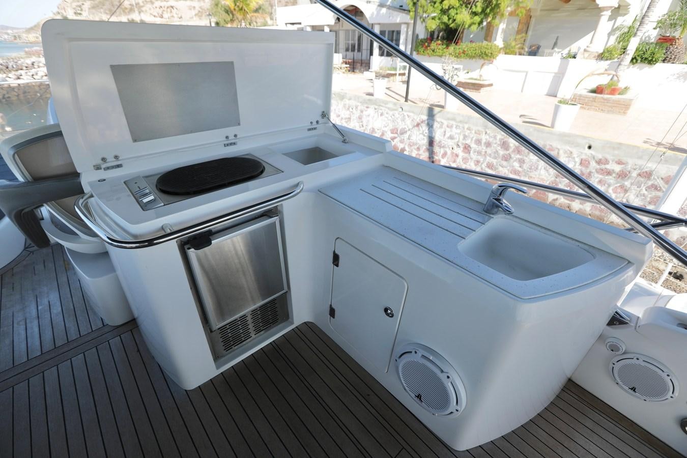 a large white machine aboard CAPRICHO II Yacht for Sale