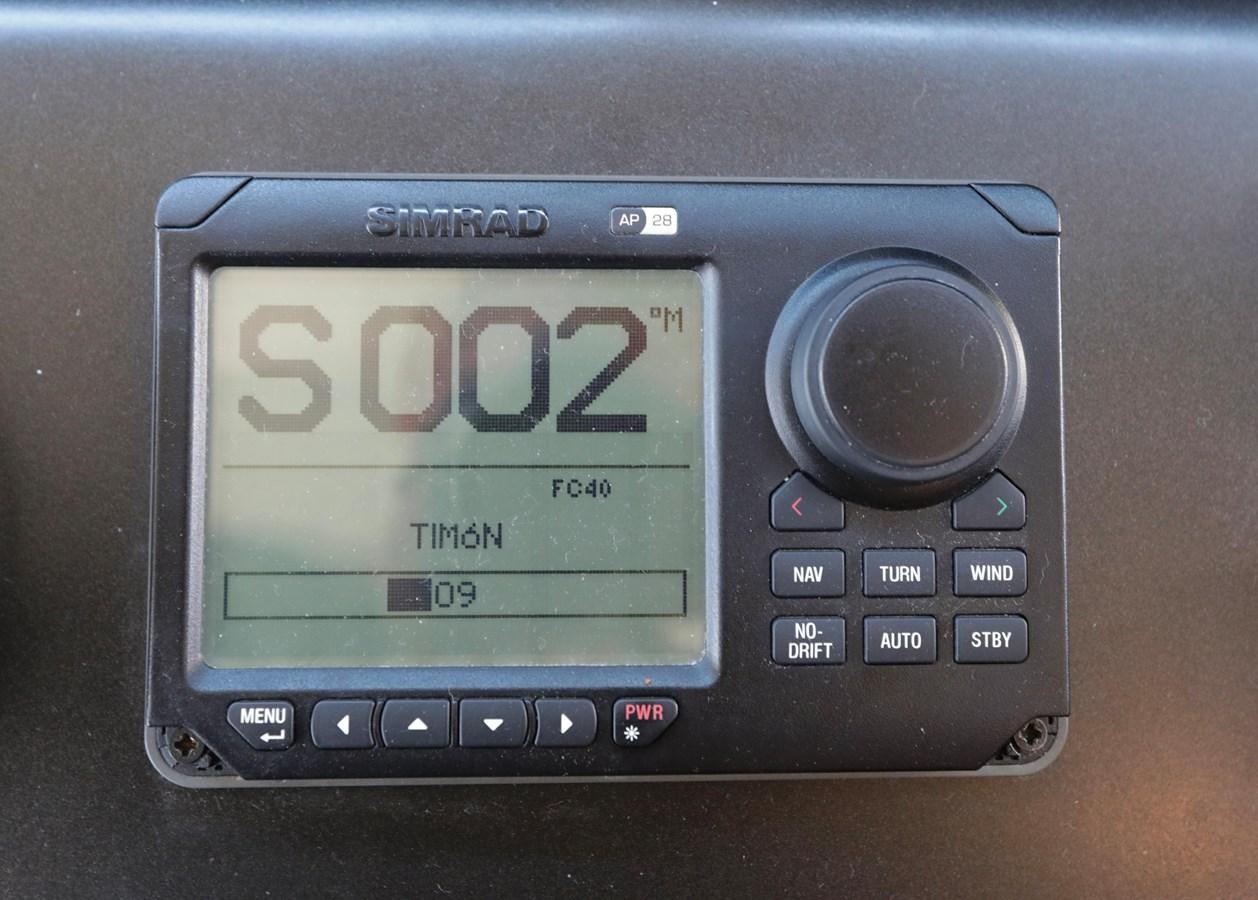 a small electronic device aboard CAPRICHO II Yacht for Sale