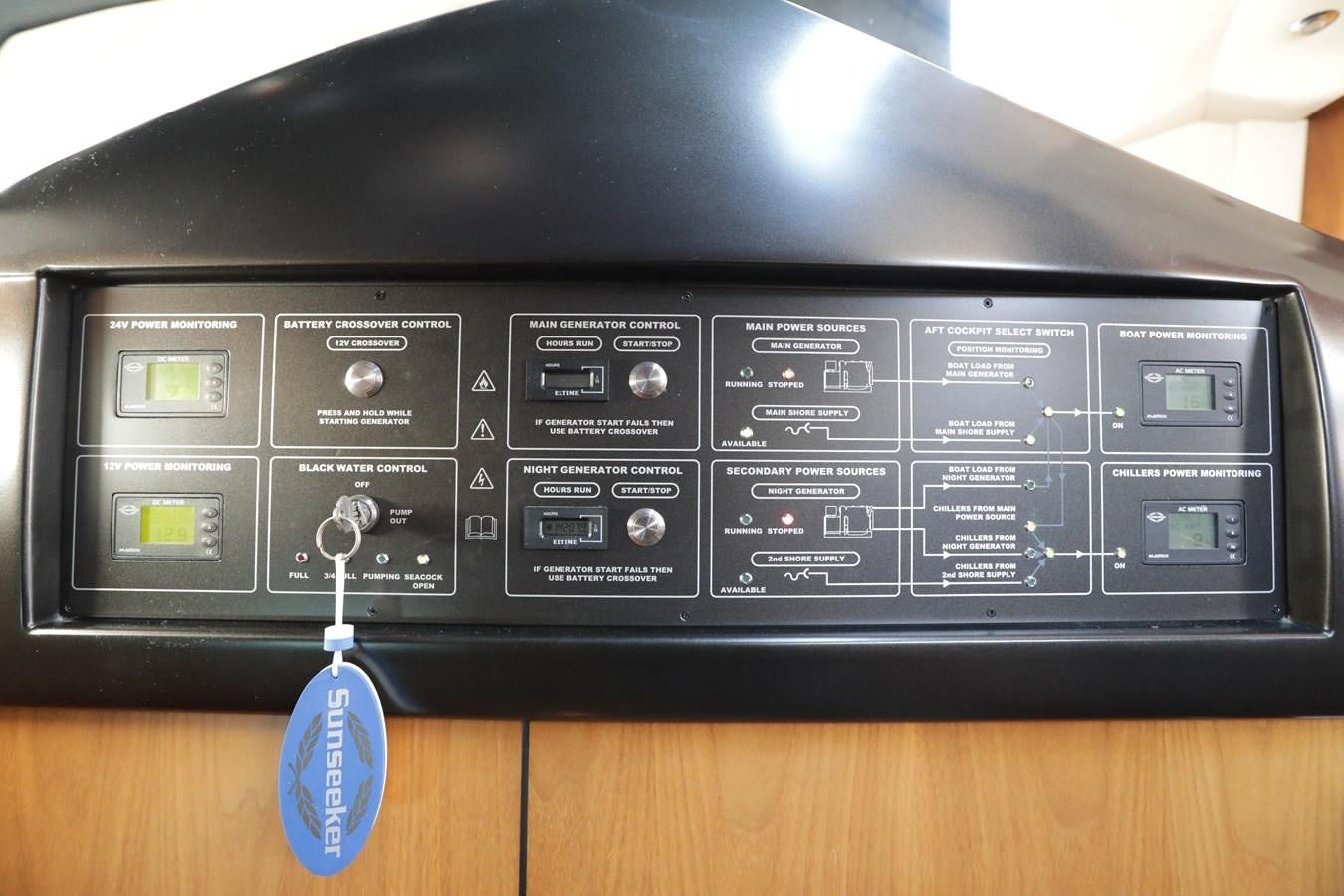 a black electronic device aboard CAPRICHO II Yacht for Sale