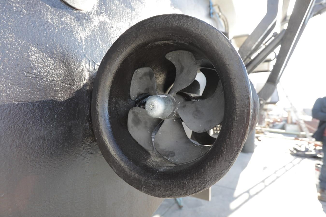 a close up of a tire aboard CAPRICHO II Yacht for Sale