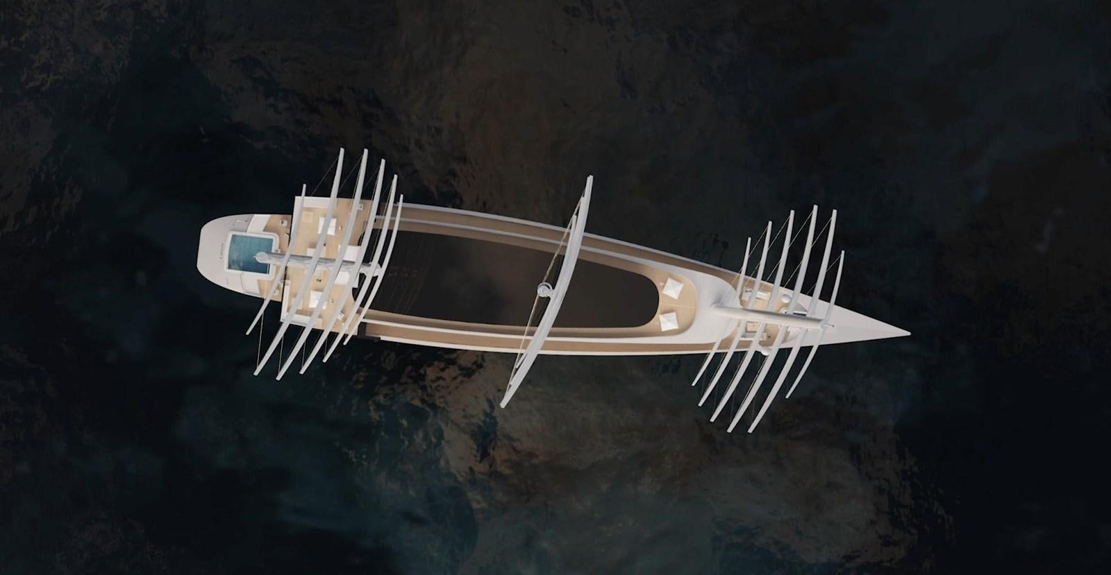 a satellite in space aboard AEGIR 2.0 Yacht for Sale
