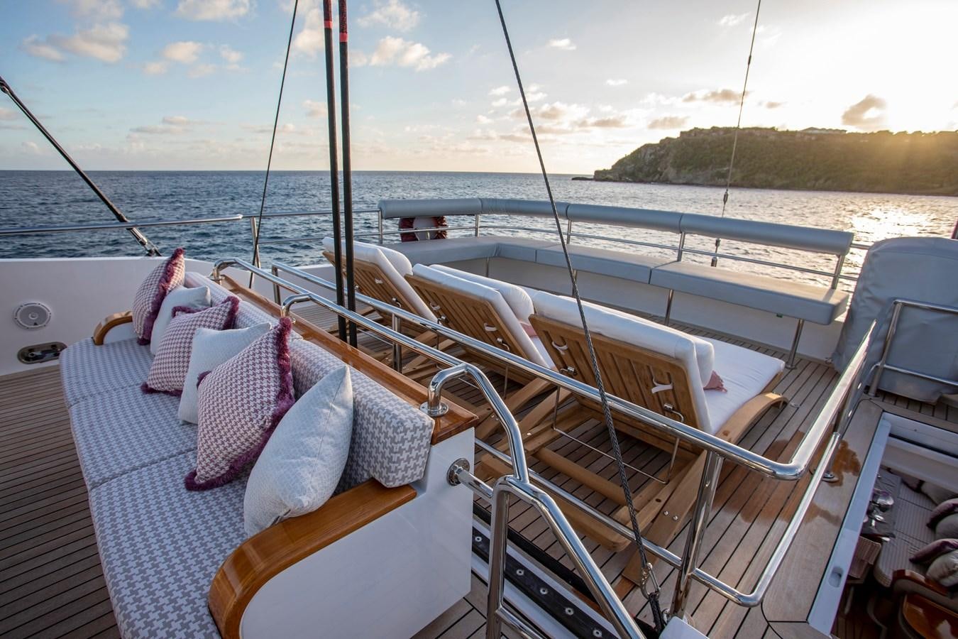 a boat on the water aboard MARE NOSTRUM Yacht for Sale