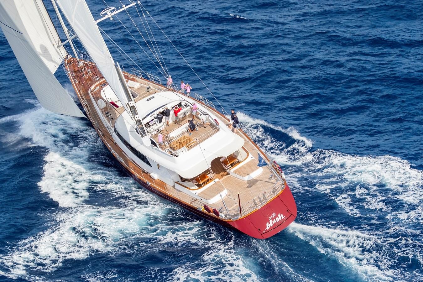 a boat on the water aboard MARE NOSTRUM Yacht for Sale