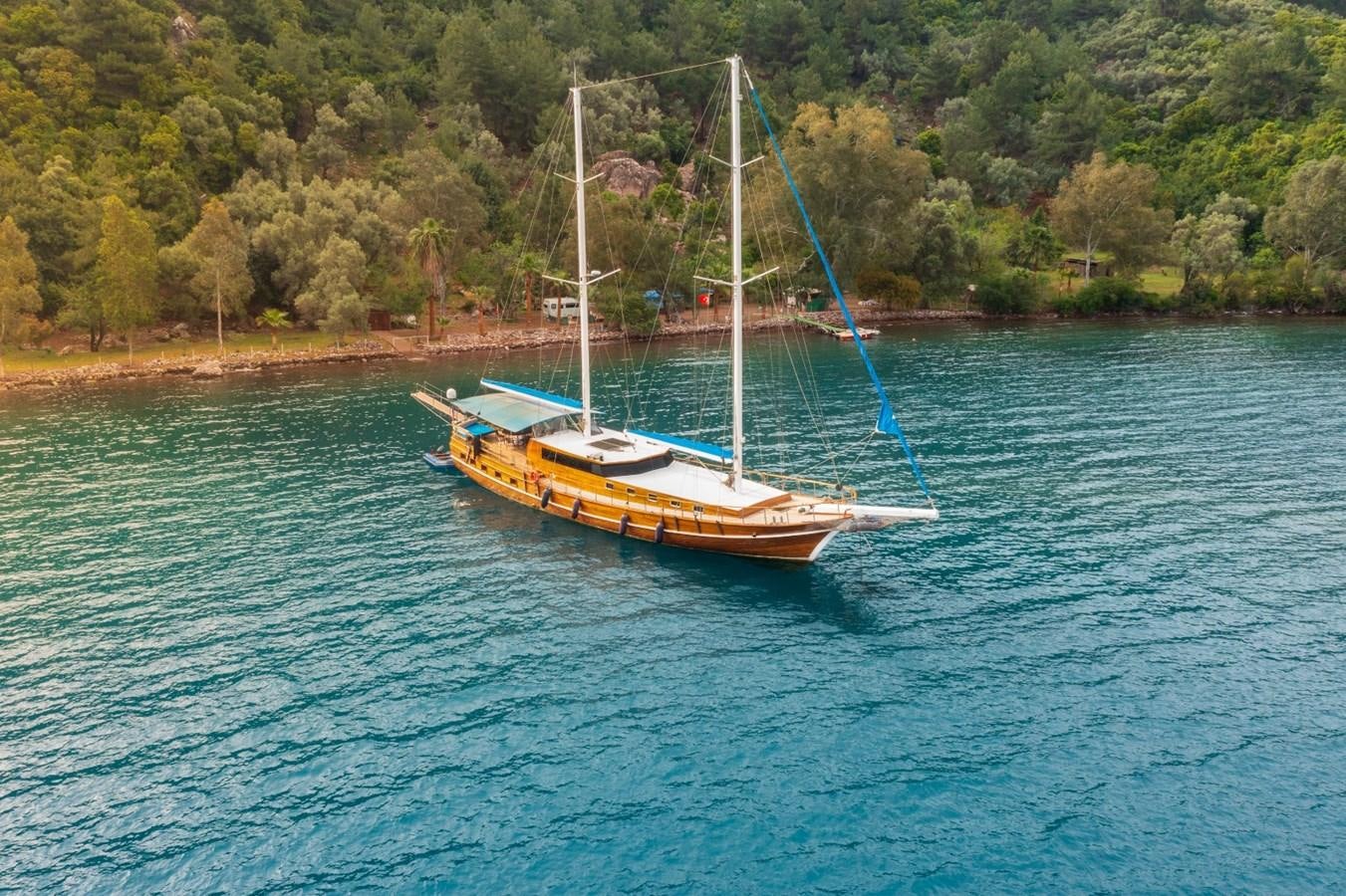a sailboat on the water aboard ROYAL MARIS Yacht for Sale