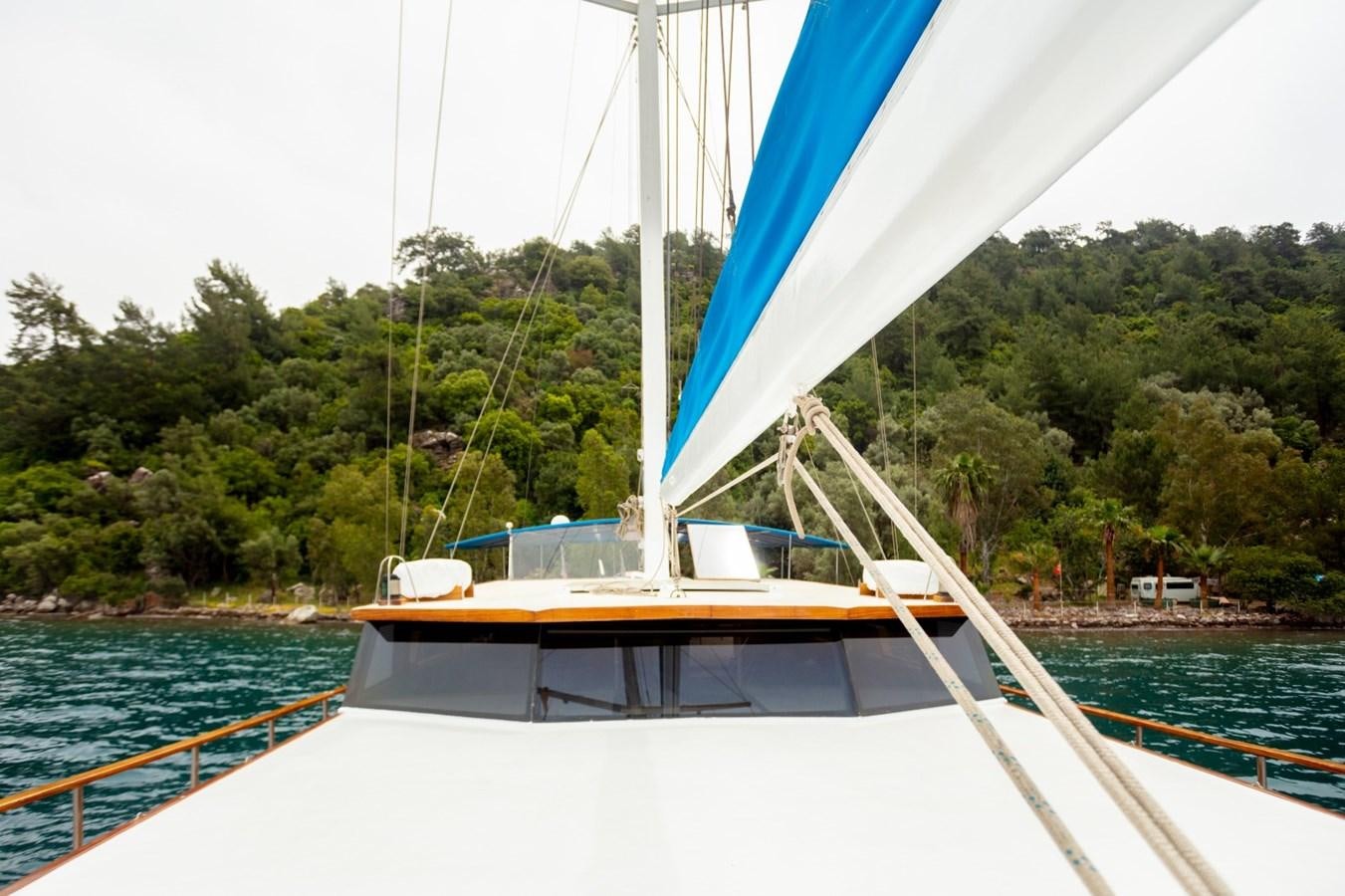 a sailboat on the water aboard ROYAL MARIS Yacht for Sale