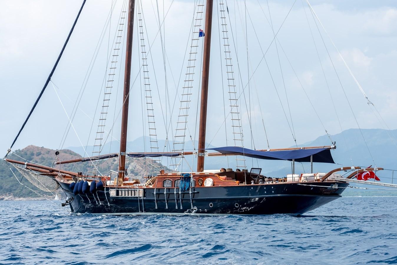 a boat on the water aboard CAPTAIN COOK Yacht for Sale