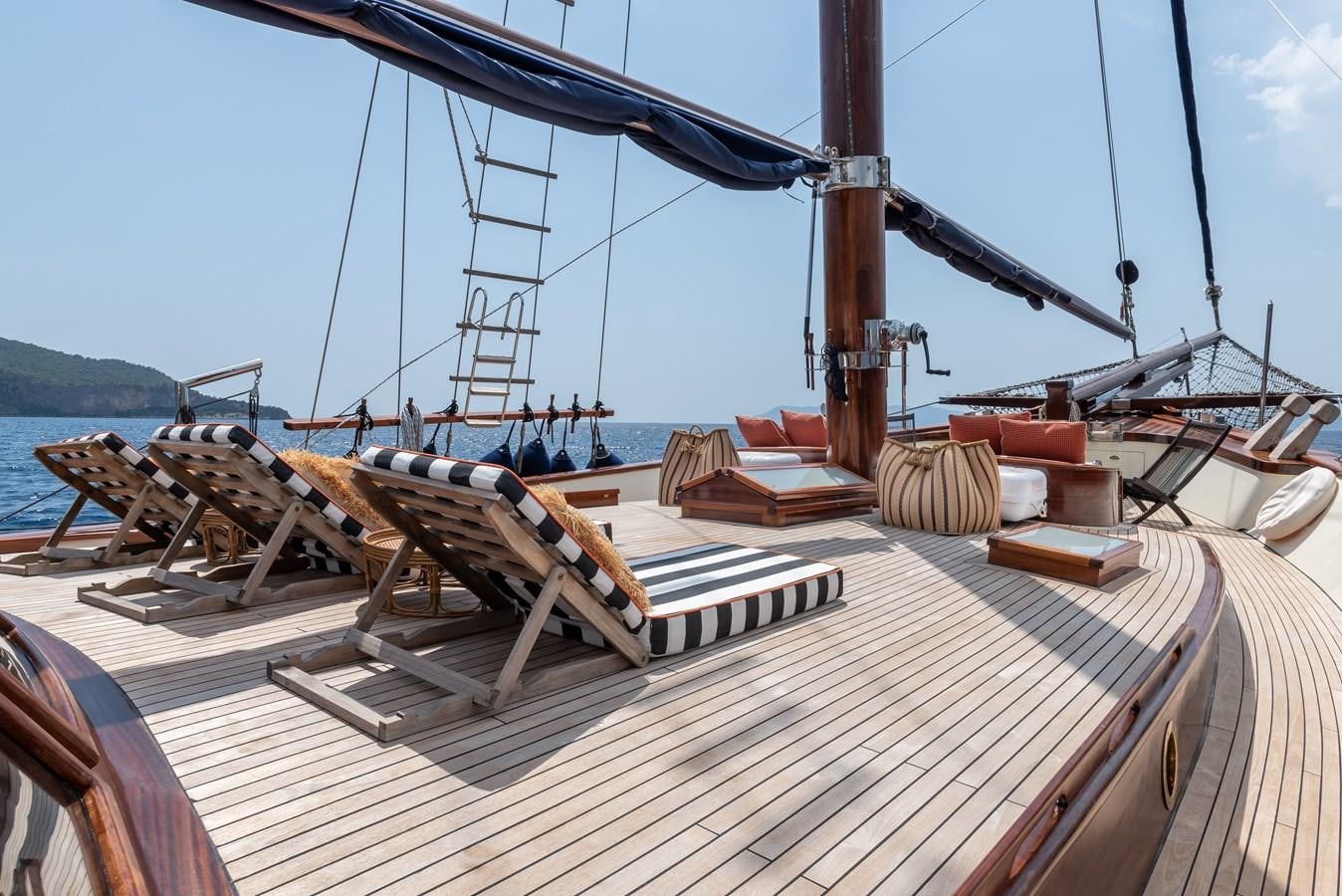 a boat on the water aboard CAPTAIN COOK Yacht for Sale