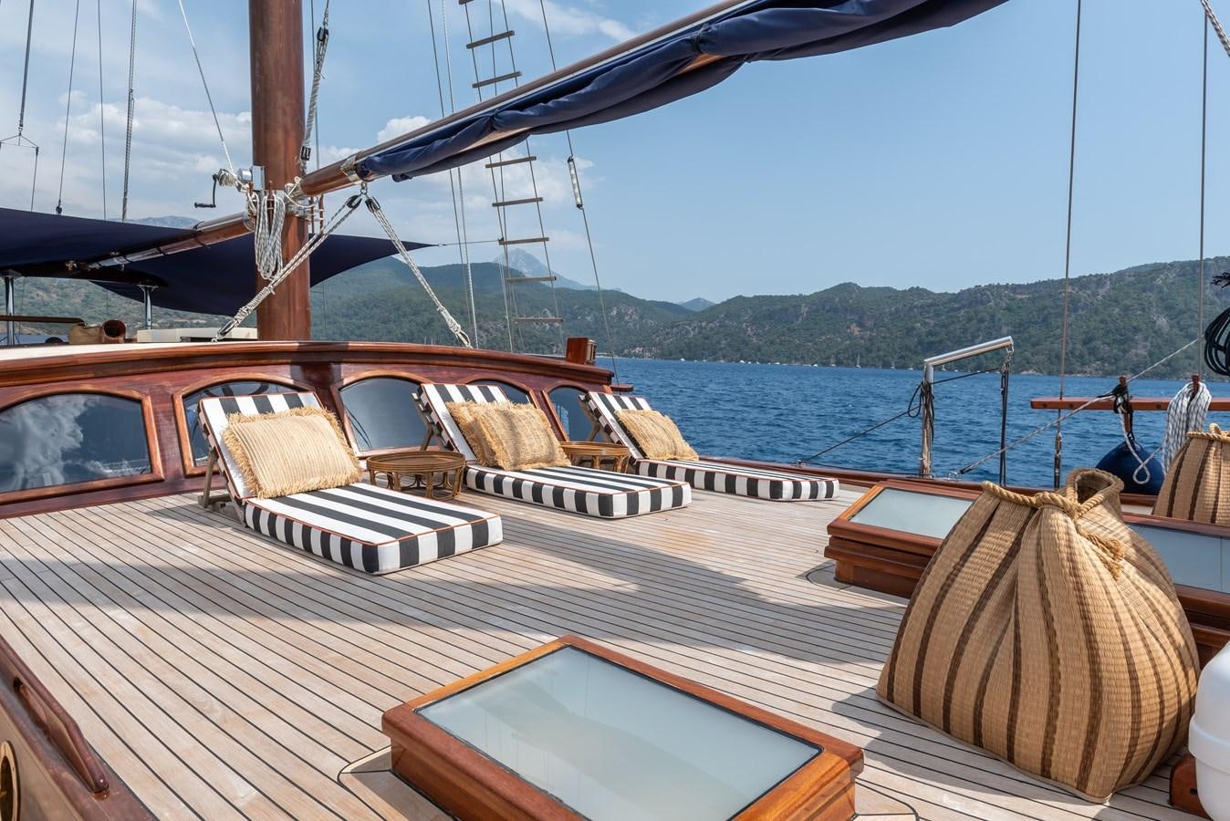 a boat on the water aboard CAPTAIN COOK Yacht for Sale