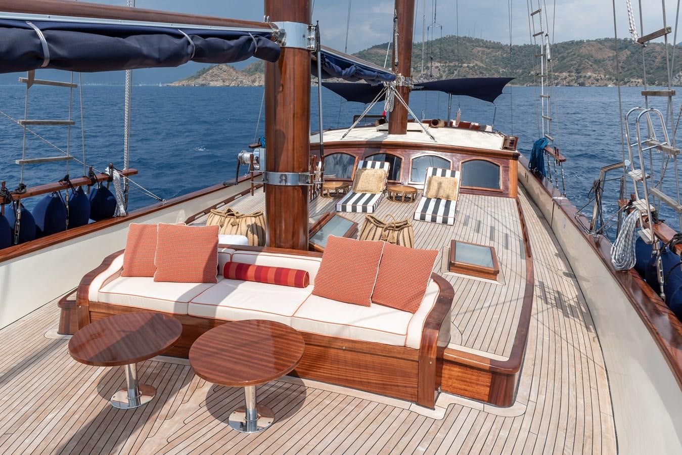 a boat on the water aboard CAPTAIN COOK Yacht for Sale
