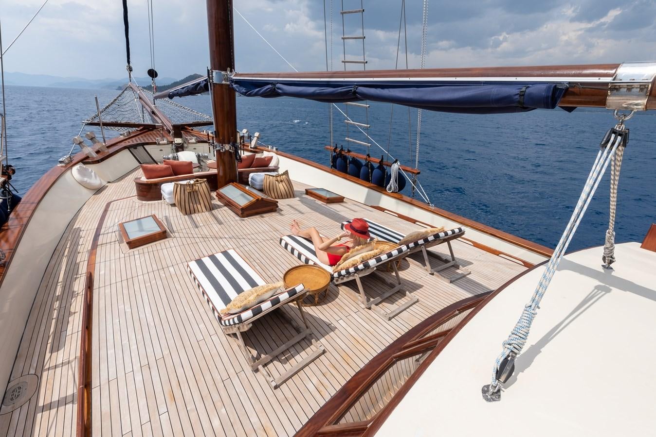 a boat on the water aboard CAPTAIN COOK Yacht for Sale