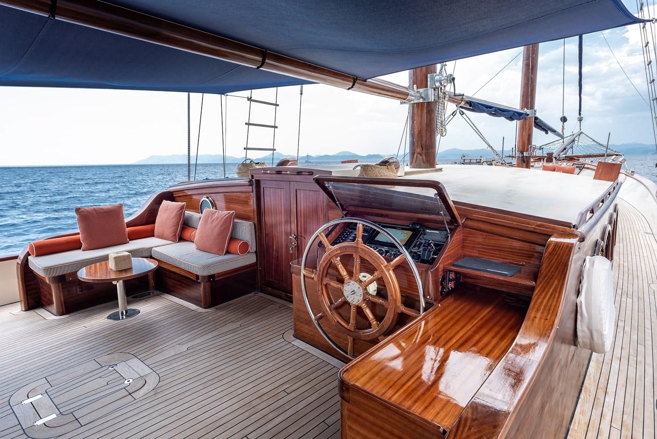 a boat on the water aboard CAPTAIN COOK Yacht for Sale