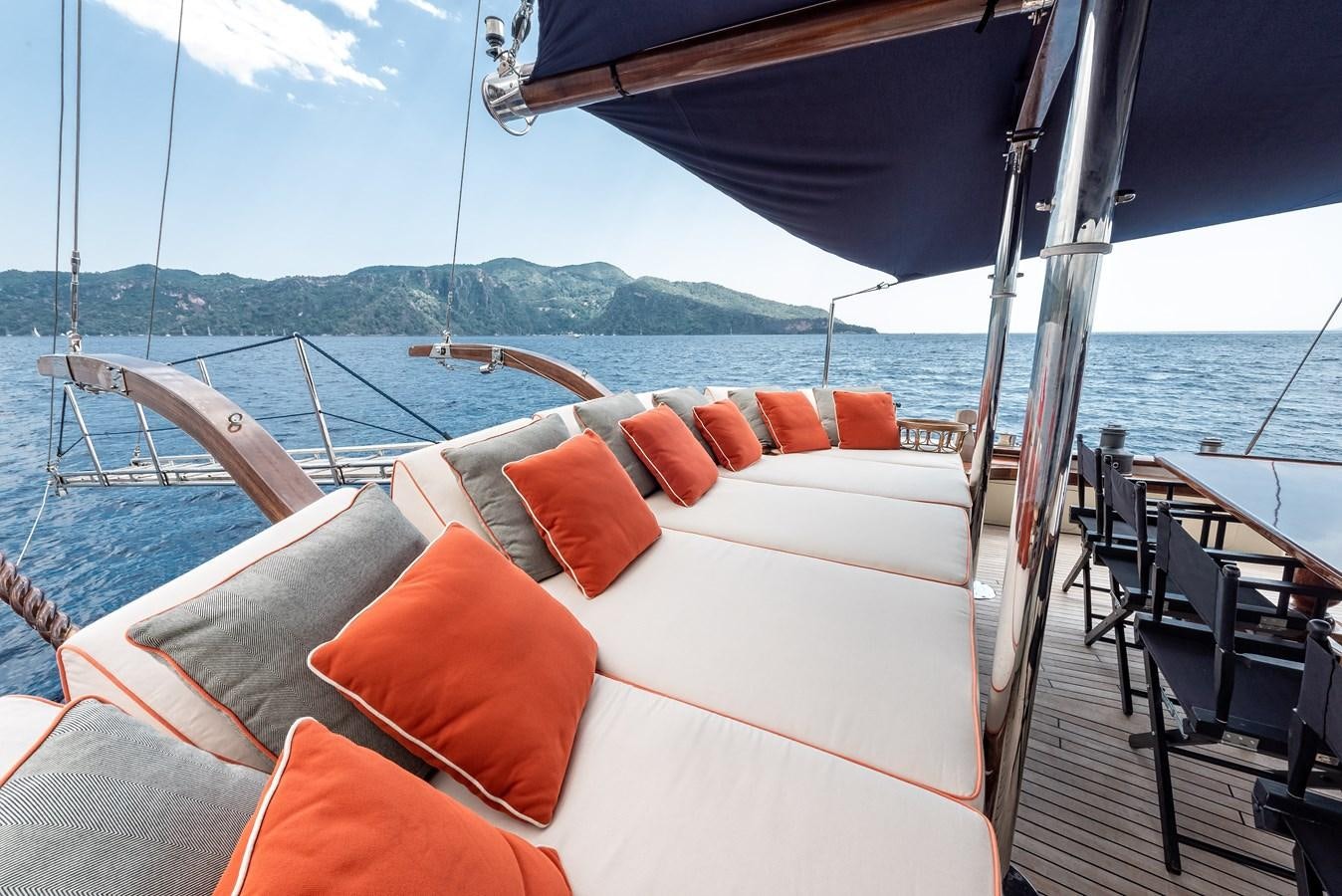 a boat on the water aboard CAPTAIN COOK Yacht for Sale