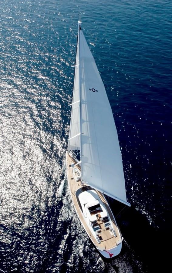 a sailboat on the water aboard SERAFIM Yacht for Sale