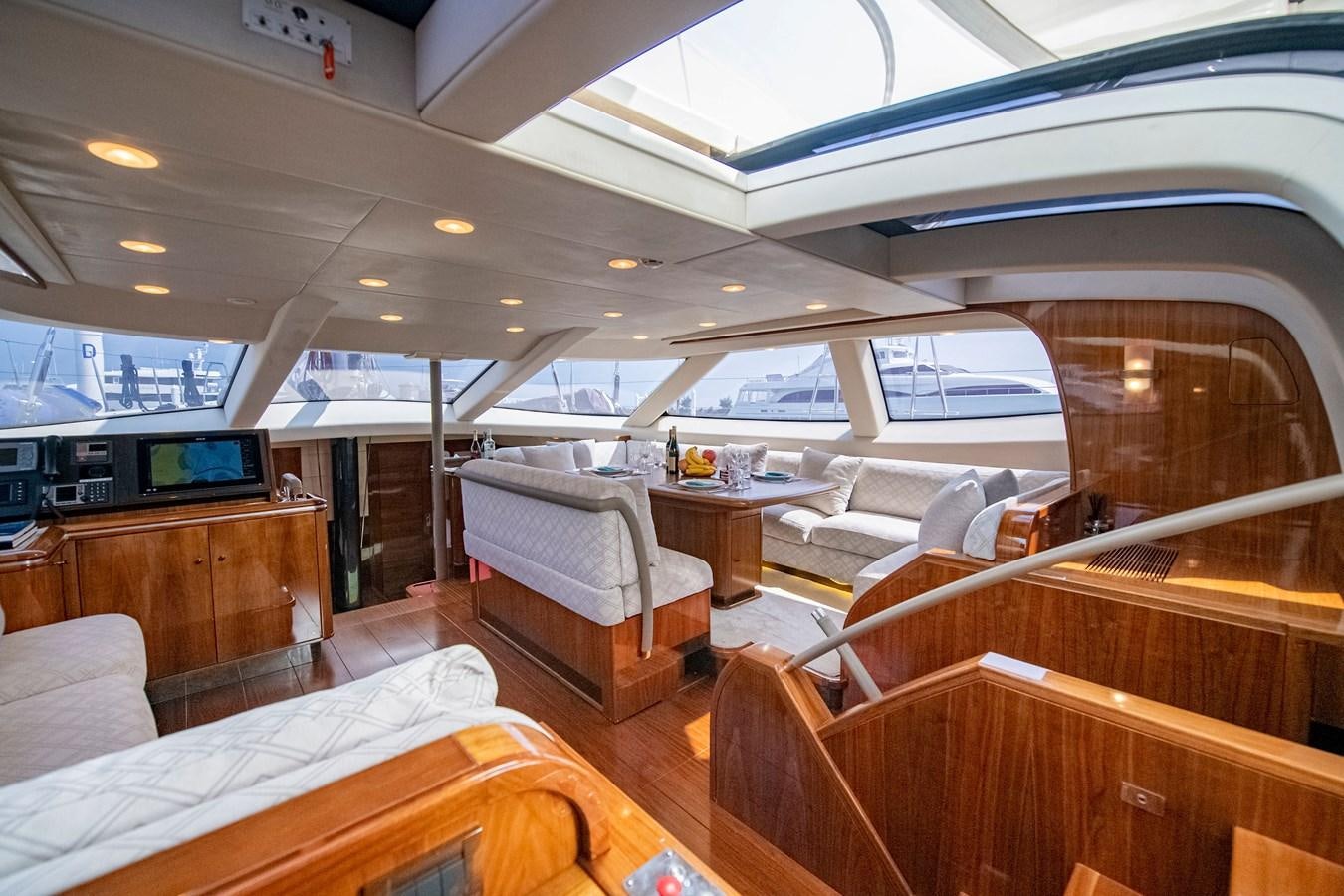 inside of a boat aboard SERAFIM Yacht for Sale