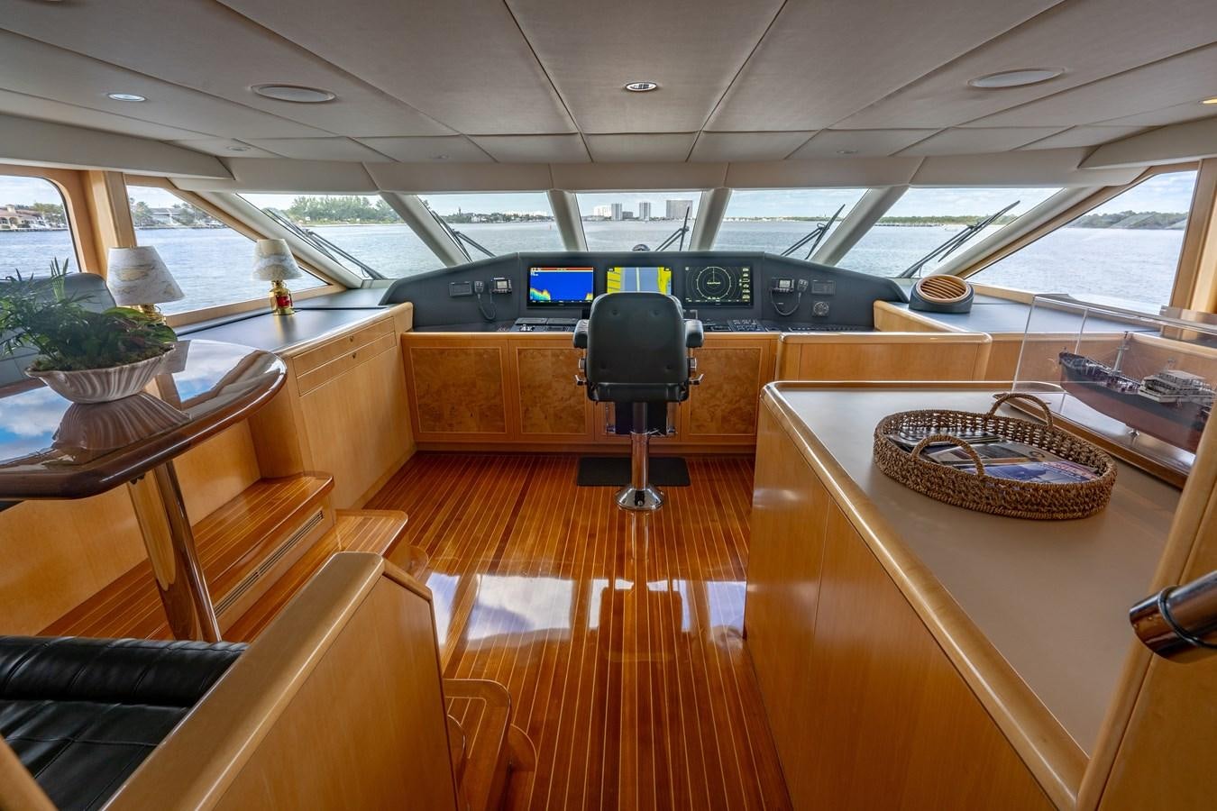 inside of a boat aboard SEA DREAMS Yacht for Sale