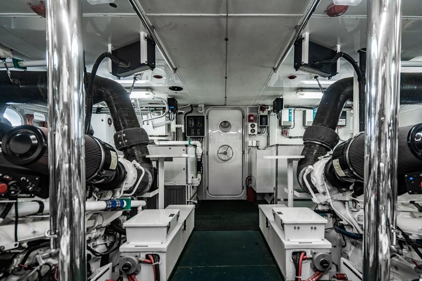 a room with machinery aboard SEA DREAMS Yacht for Sale