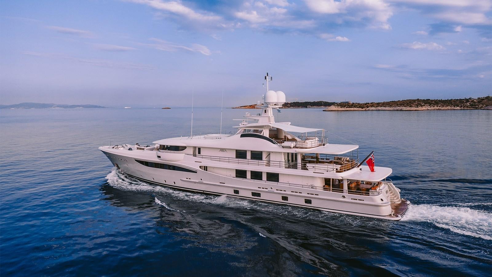 a boat on the water aboard ARIELA Yacht for Sale