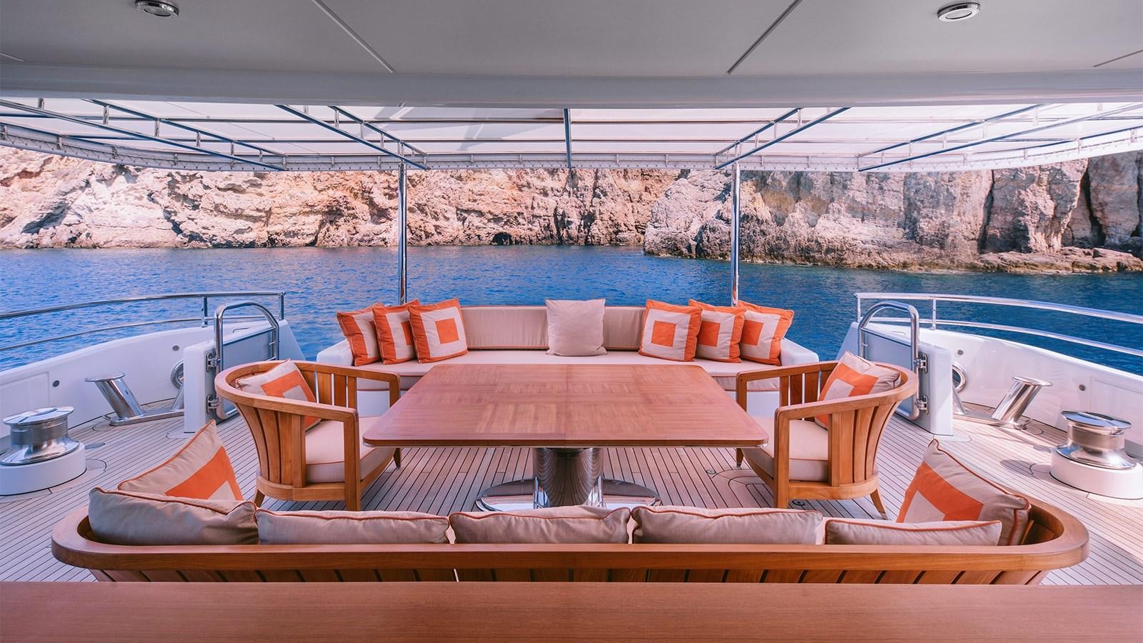 a boat on the water aboard ARIELA Yacht for Sale