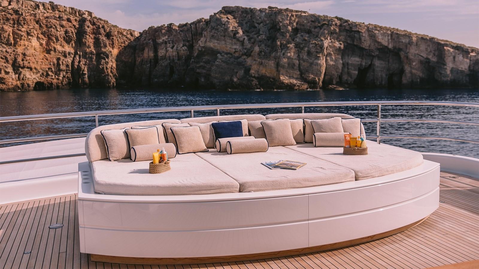 a boat on the water aboard ARIELA Yacht for Sale