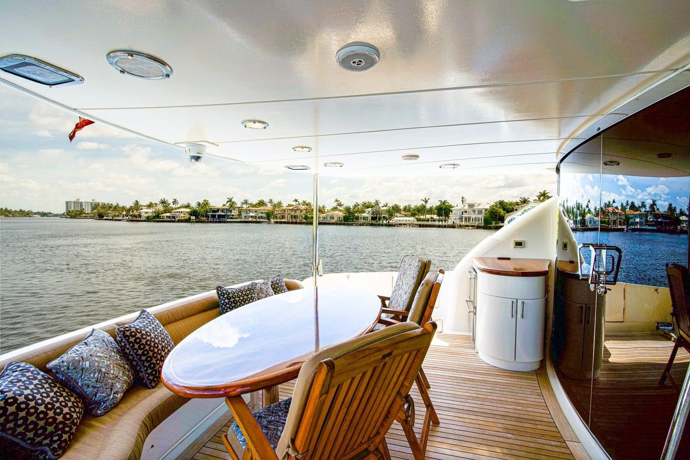a boat on the water aboard NEW HORIZON Yacht for Sale