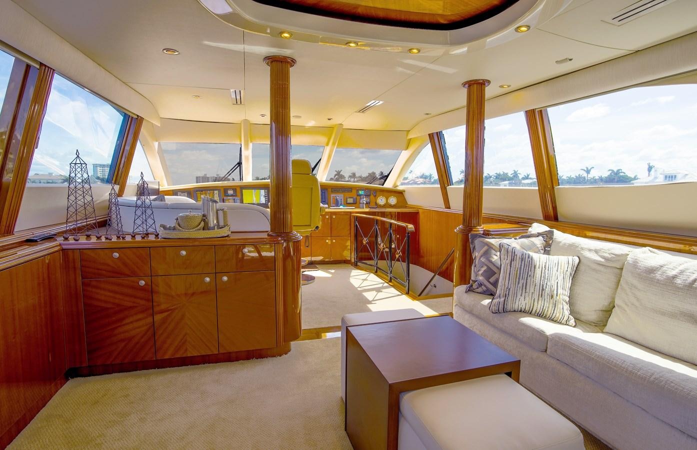 inside of a boat aboard NEW HORIZON Yacht for Sale