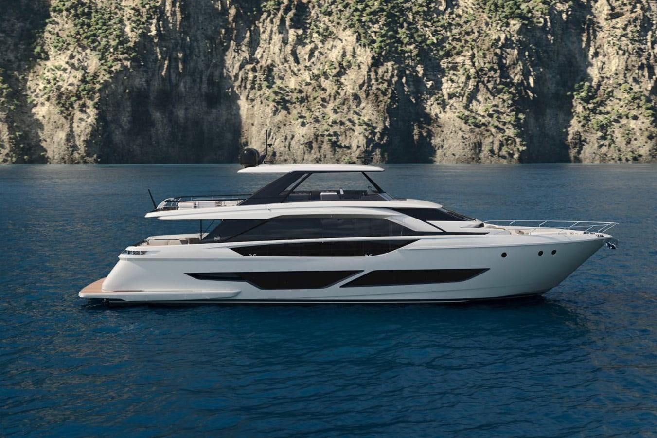 a white boat on water aboard LADY AGA Yacht for Sale
