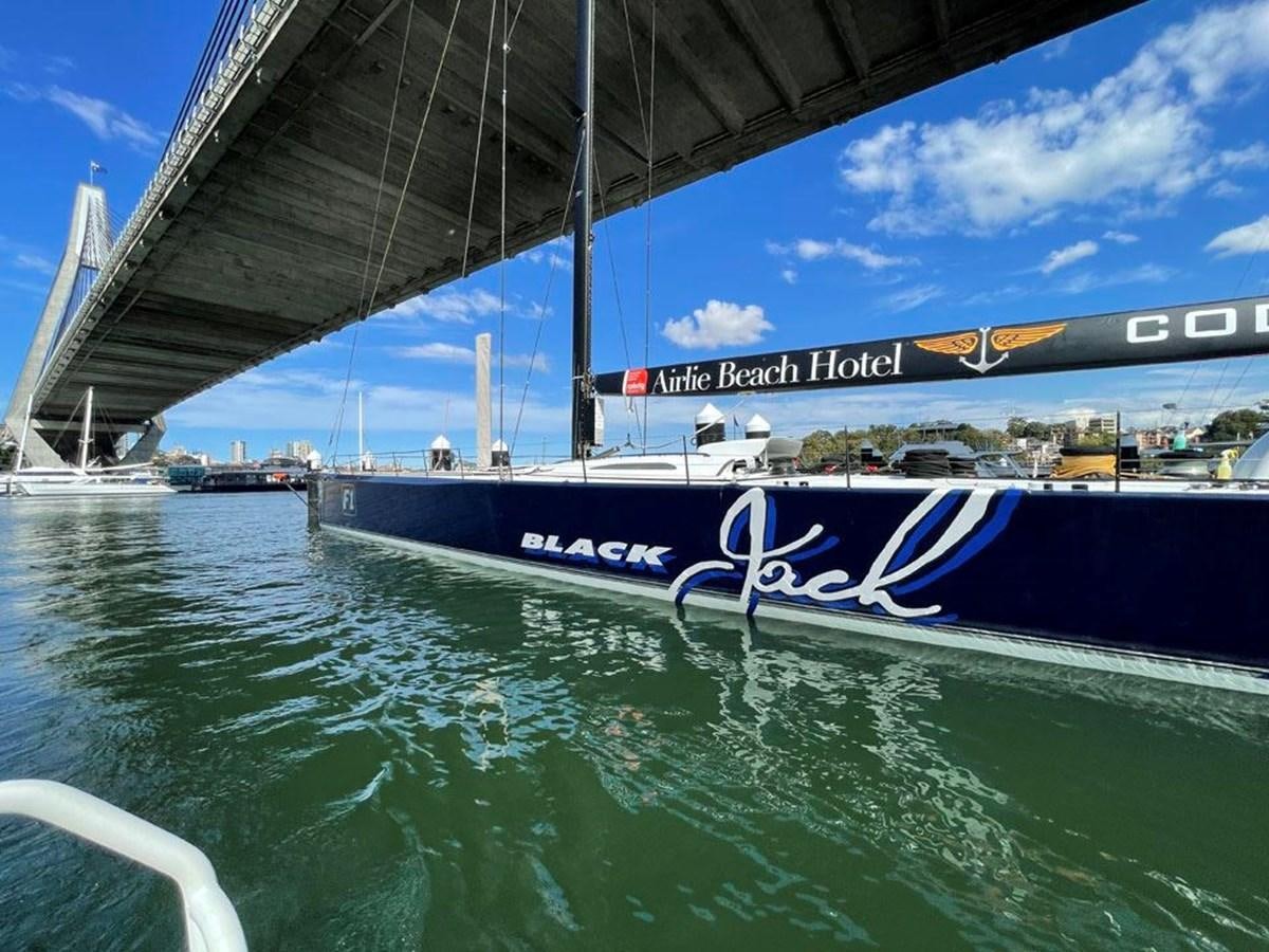a boat in the water aboard BLACK JACK IV Yacht for Sale