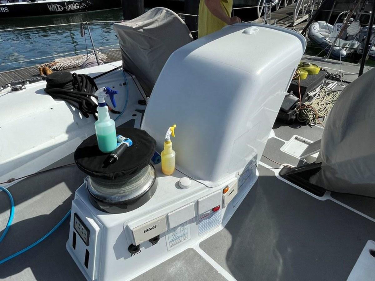 a machine on the water aboard BLACK JACK IV Yacht for Sale