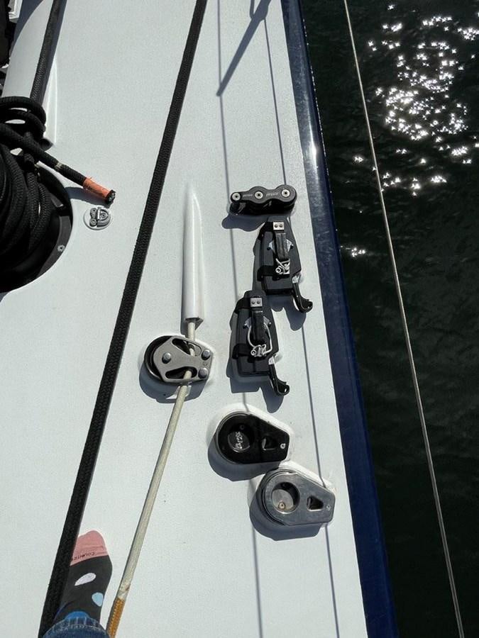 a person on a ski lift aboard BLACK JACK IV Yacht for Sale