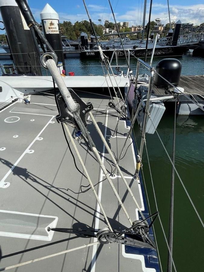 a boat with ropes aboard BLACK JACK IV Yacht for Sale