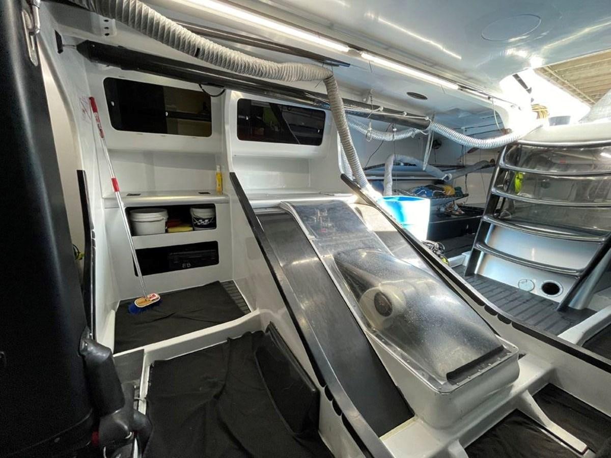 the inside of a vehicle aboard BLACK JACK IV Yacht for Sale